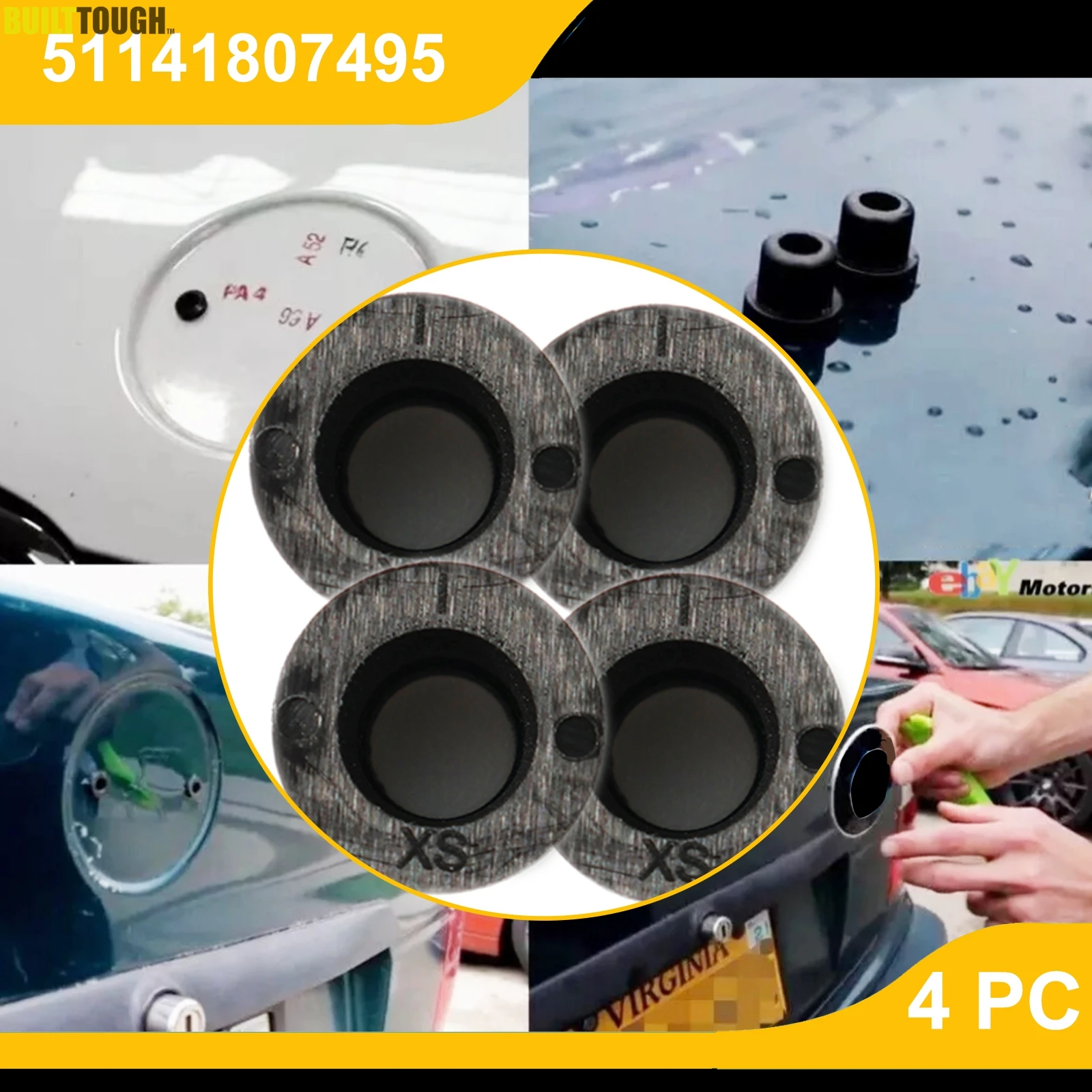 Tornillos fijación capó y paragolpes BMW Serie 3 E30 E36 E46
