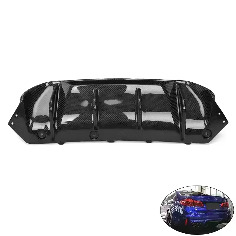 Difusor trasero fibra carbono Langyu – BMW M5 F90 2018+ MP
