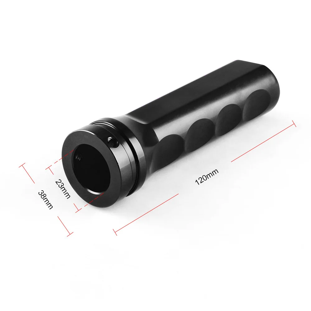 Funda pomo freno de mano aluminio negro – tuning coche - imagen 5