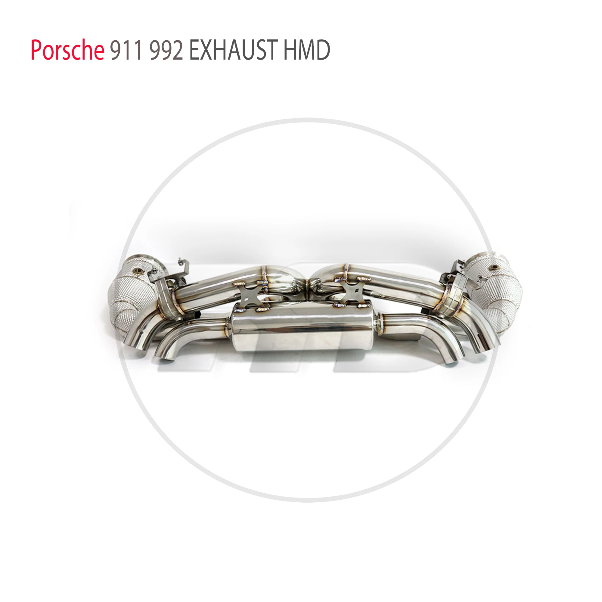 Escape catback HMD con bajante y tubo X – Porsche 911 992 Carrera S - imagen 4