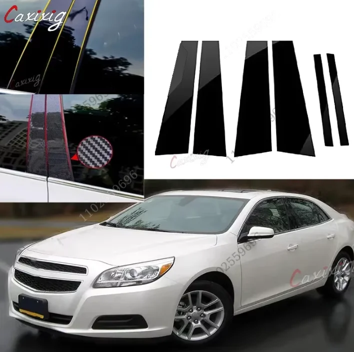 Embellecedores pilar puerta negro brillante – Chevrolet Malibu 2013-2015
