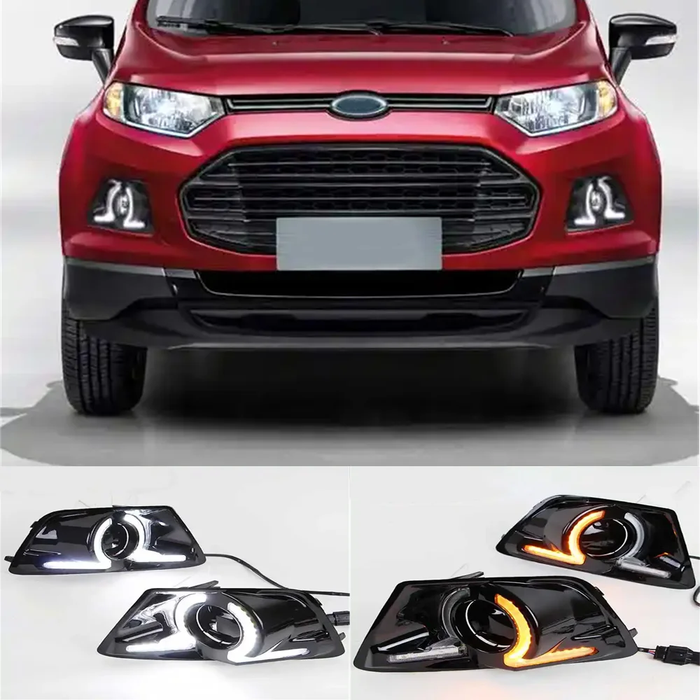 Luz diurna LED DRL impermeable Ford EcoSport 2013-2014