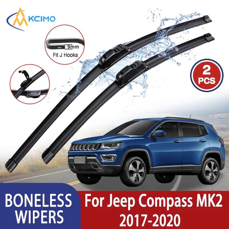 Escobillas limpiaparabrisas para Jeep Compass MK2 2017-2020