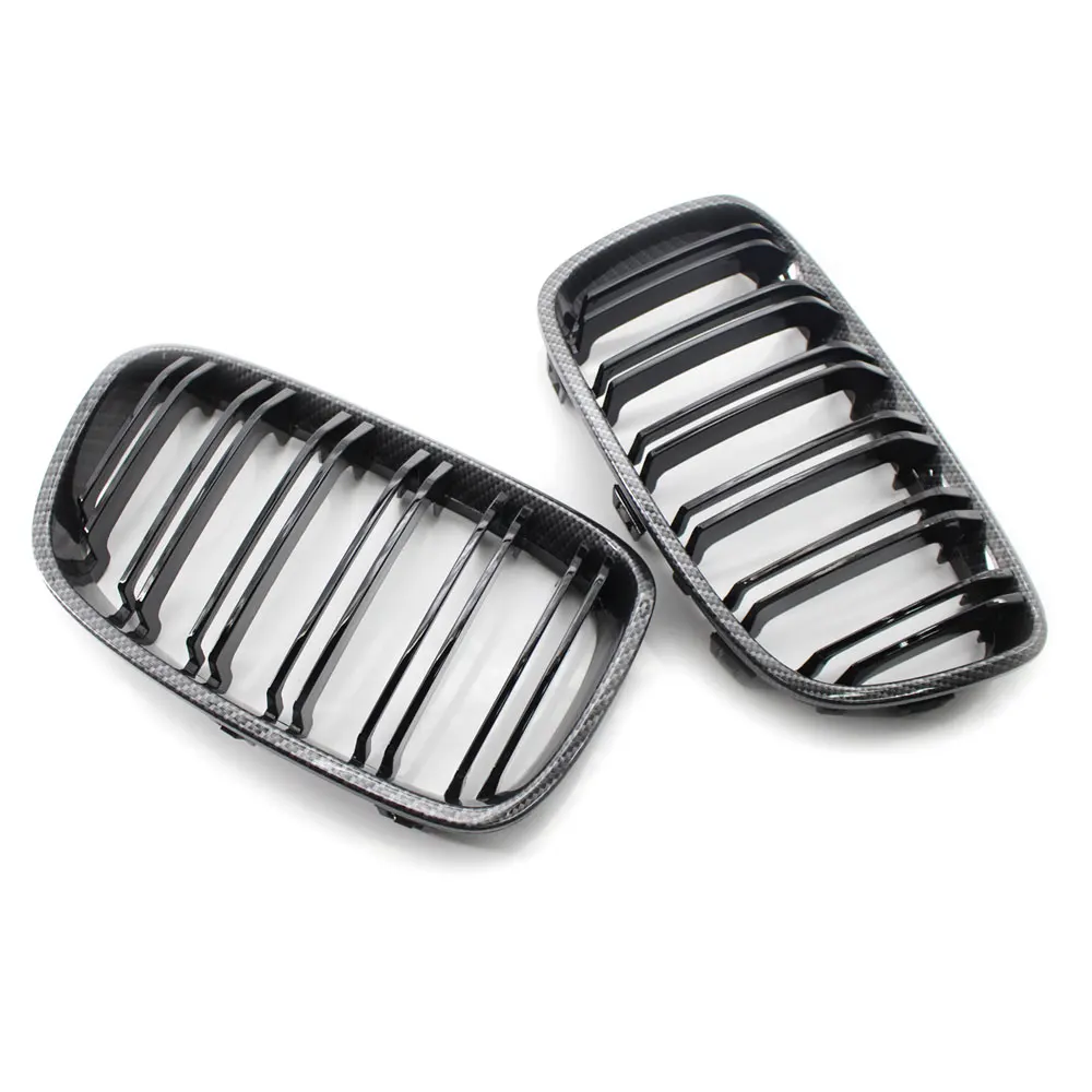 Rejilla de riñón fibra de carbono Ricoy negro BMW F20 F21 118i 120i 140i - imagen 5