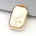 3 button white cover