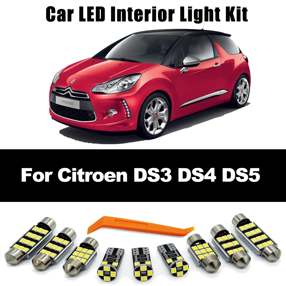 Kit de luces LED interior para maletero Citroën DS3 DS4 DS5