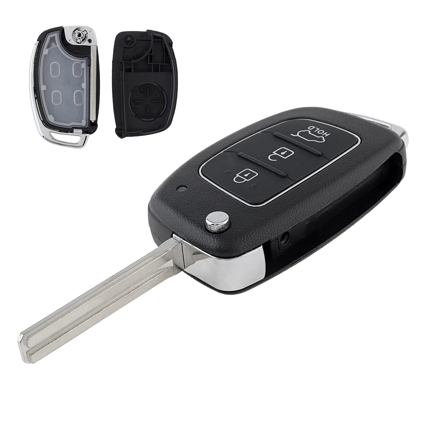 Carcasa llave remota Hyundai Santa Fe 3 botones - imagen 2