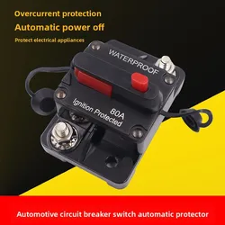 Disyuntor rearmable para coche, barco y autocaravana
