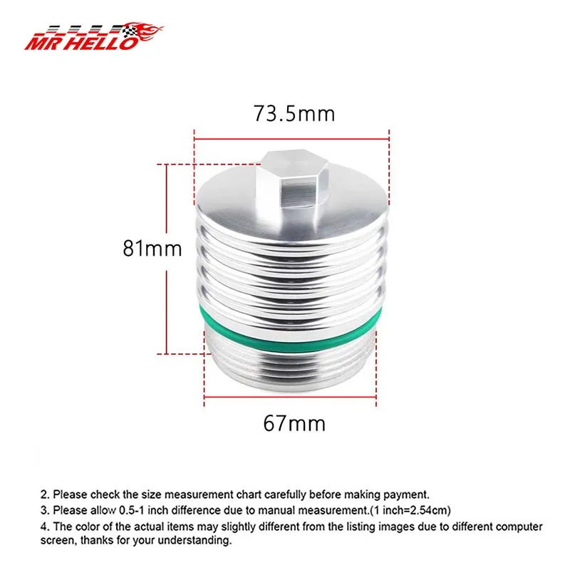 Tapa del filtro de aceite BMW para motores B46/B48/N47 2.0L y N57 3.0L - imagen 2
