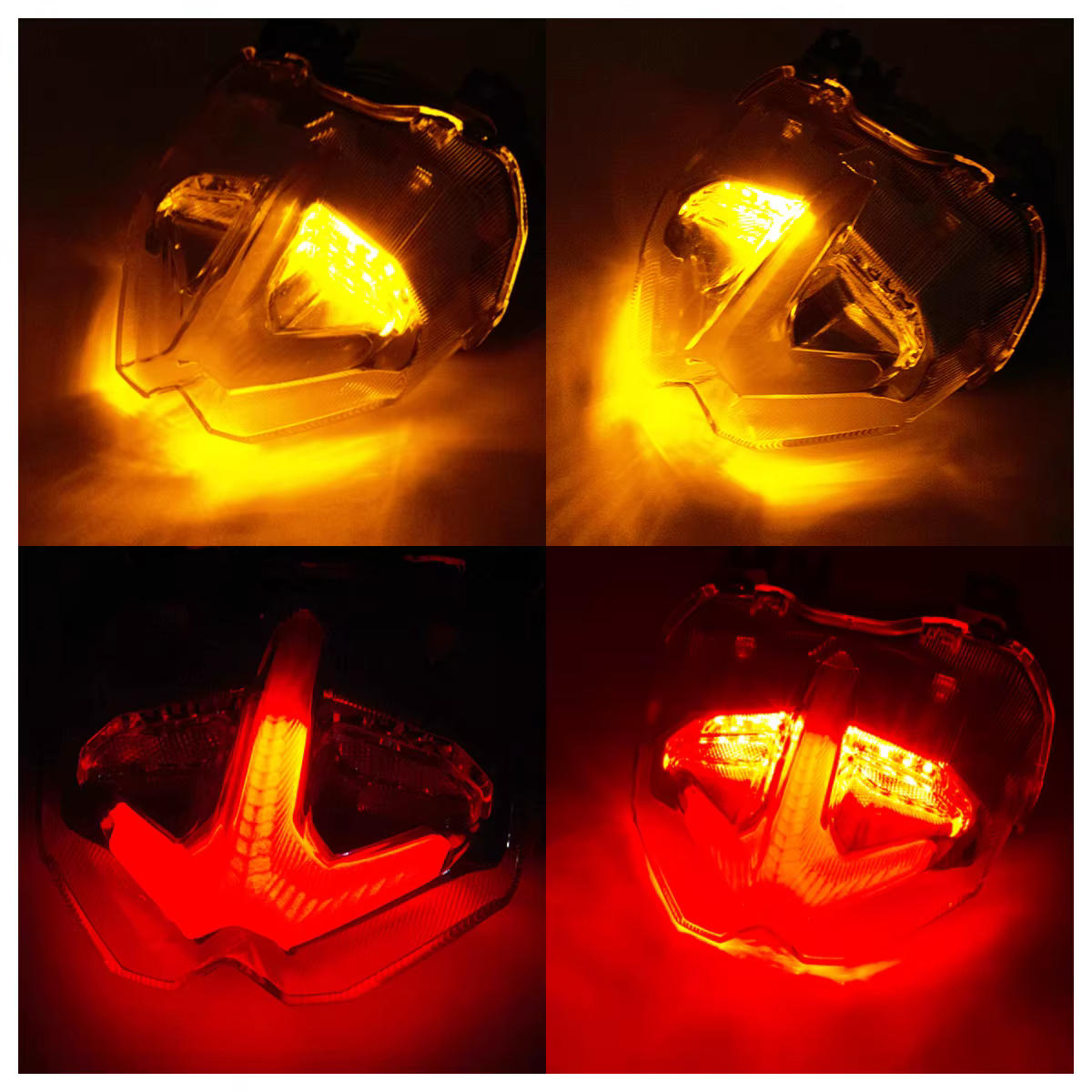 Para Yamaha MT09 2021-2023 señal de giro de freno de motocicleta luces traseras integradas LED MT-09 SP FZ09 lámpara indicadora direccional trasera - imagen 5