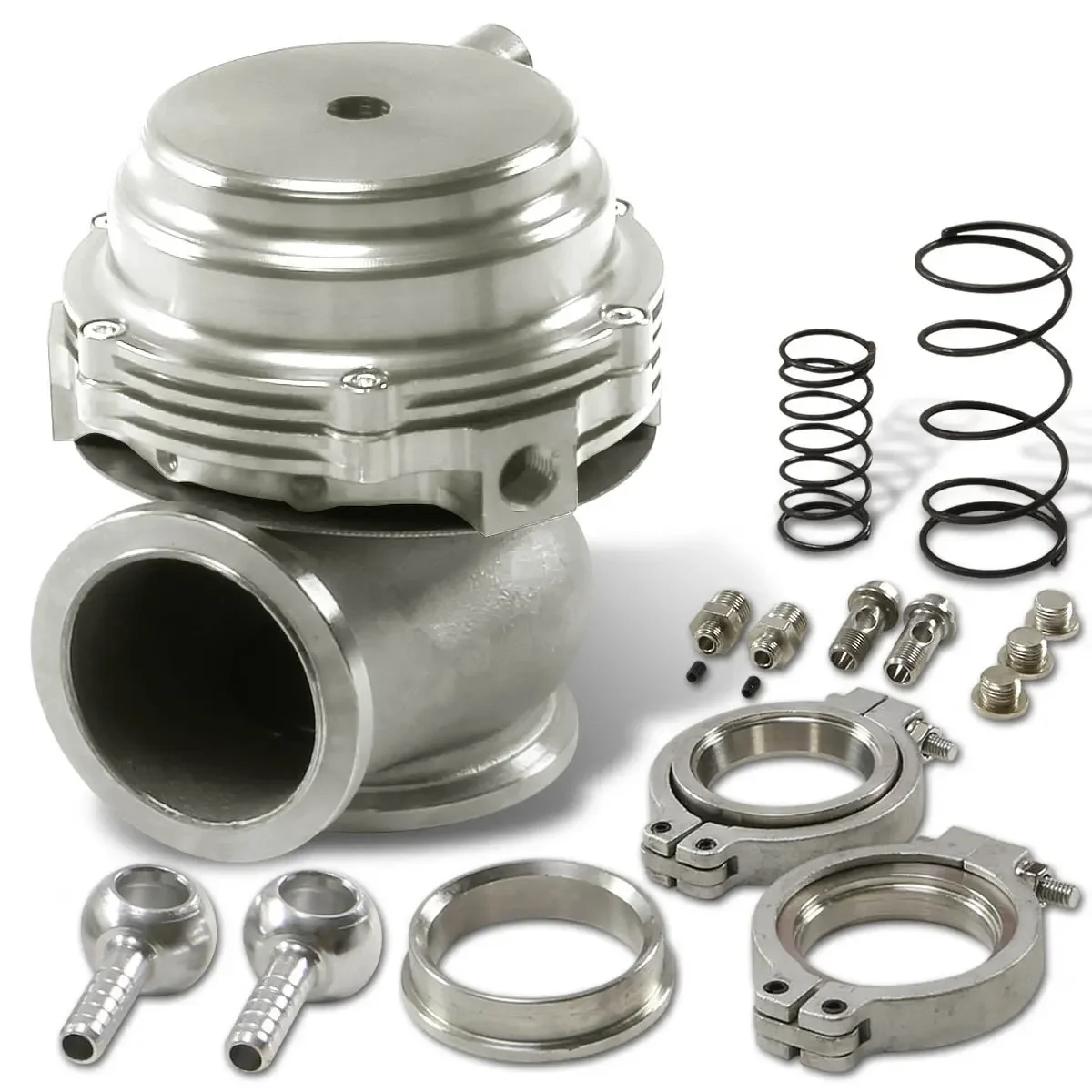 Wastegate turbo externa 38 mm universal con brida en V