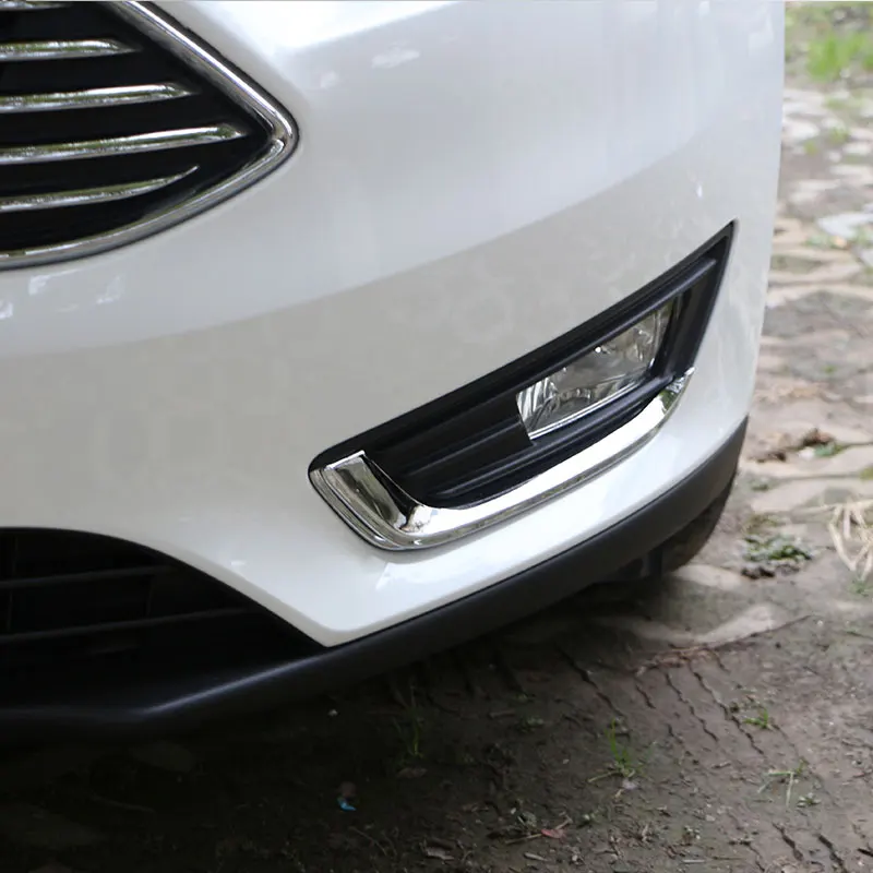 Embellecedores adhesivos antiniebla cromados Ford Focus MK3 2015-2018 - imagen 2