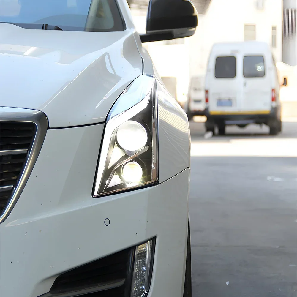 Faros LED Cadillac ATS ATS-L 2014-2018 lente proyector estilo