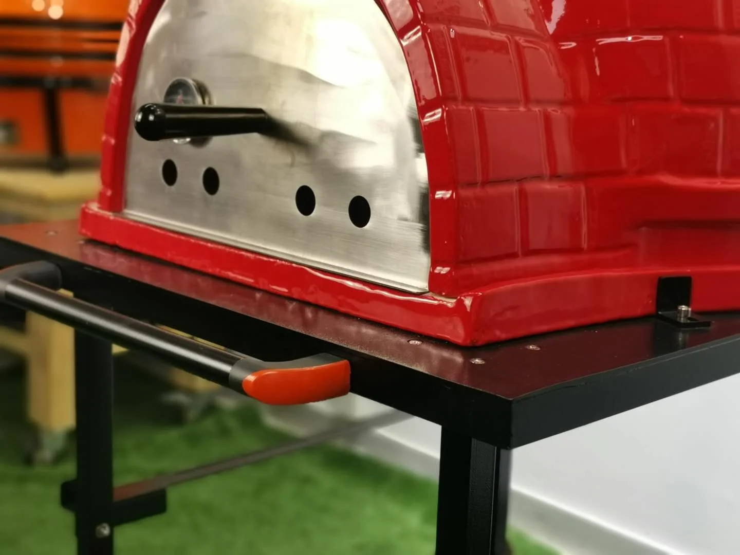 SEB Kamado barbacoa de cerámica de quema de leña y horno pizza - imagen 2
