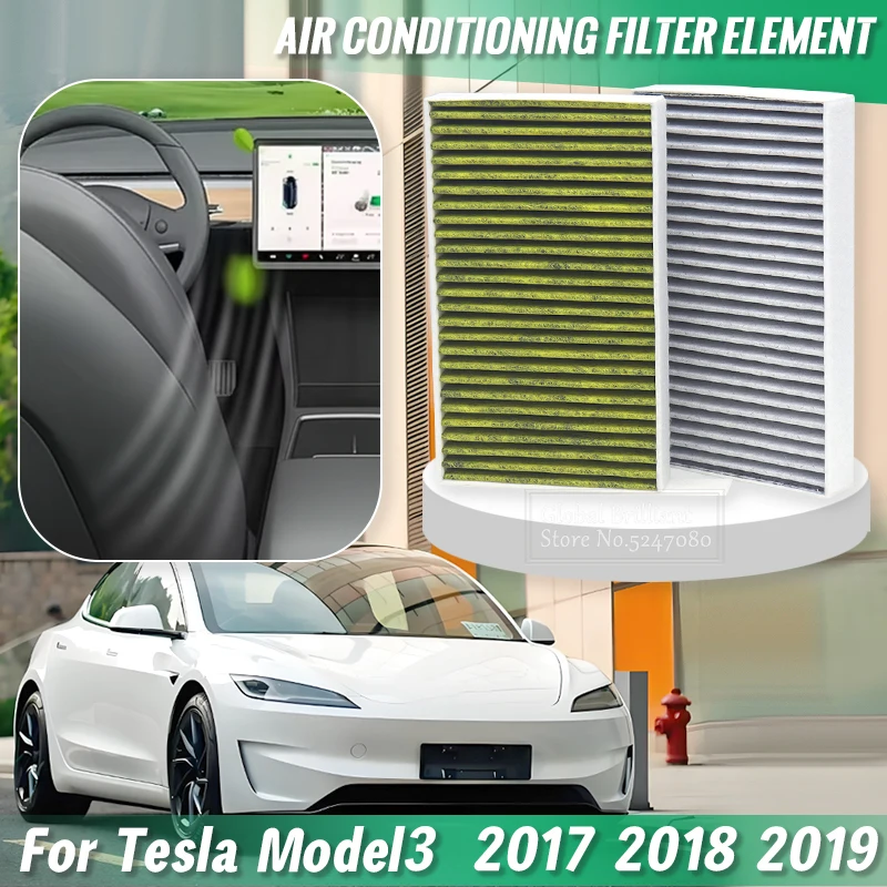1107681-00-A Filtro de habitáculo de carbón activo para Tesla Model 3