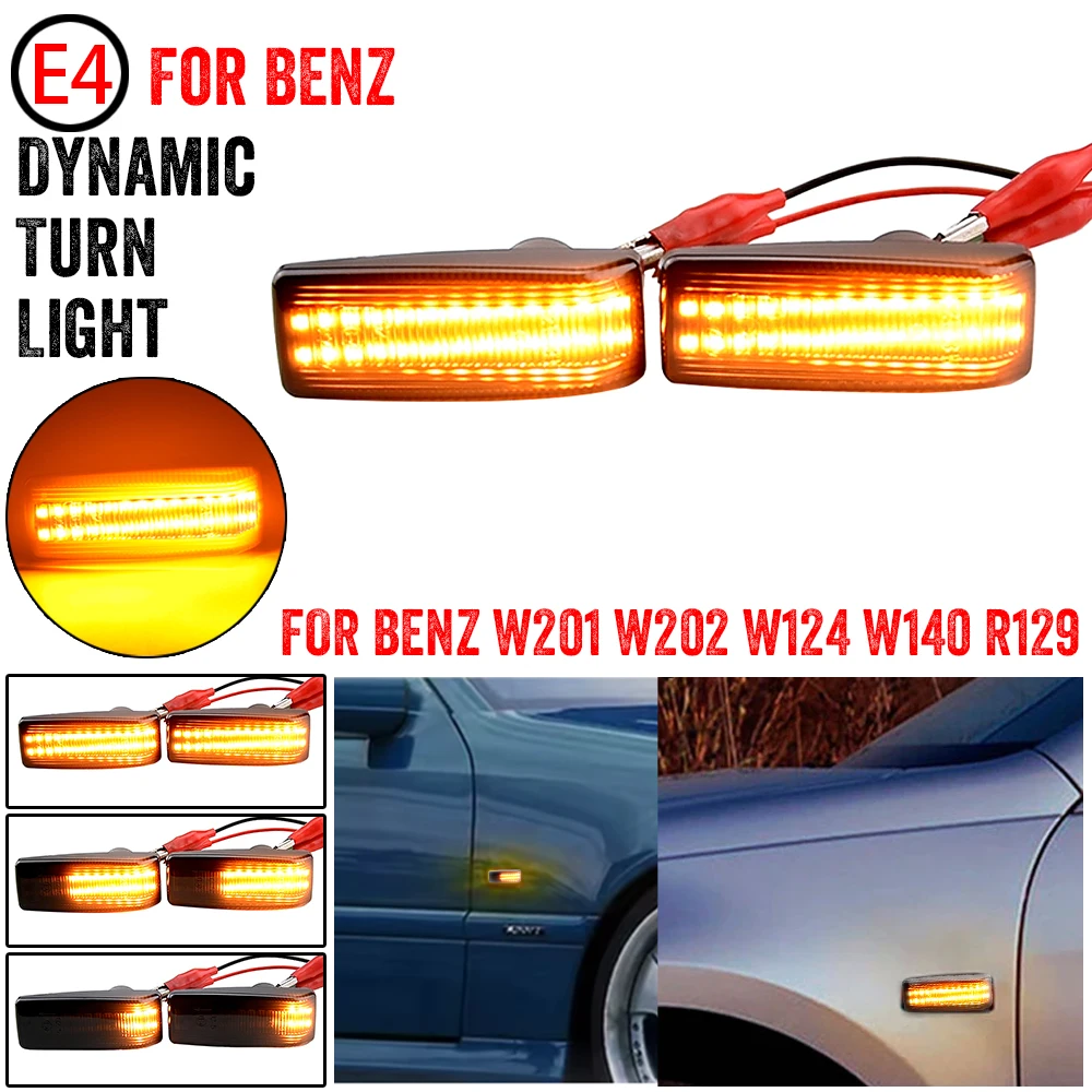 Intermitentes LED dinámicos Mercedes-Benz SL R129 W124 W140