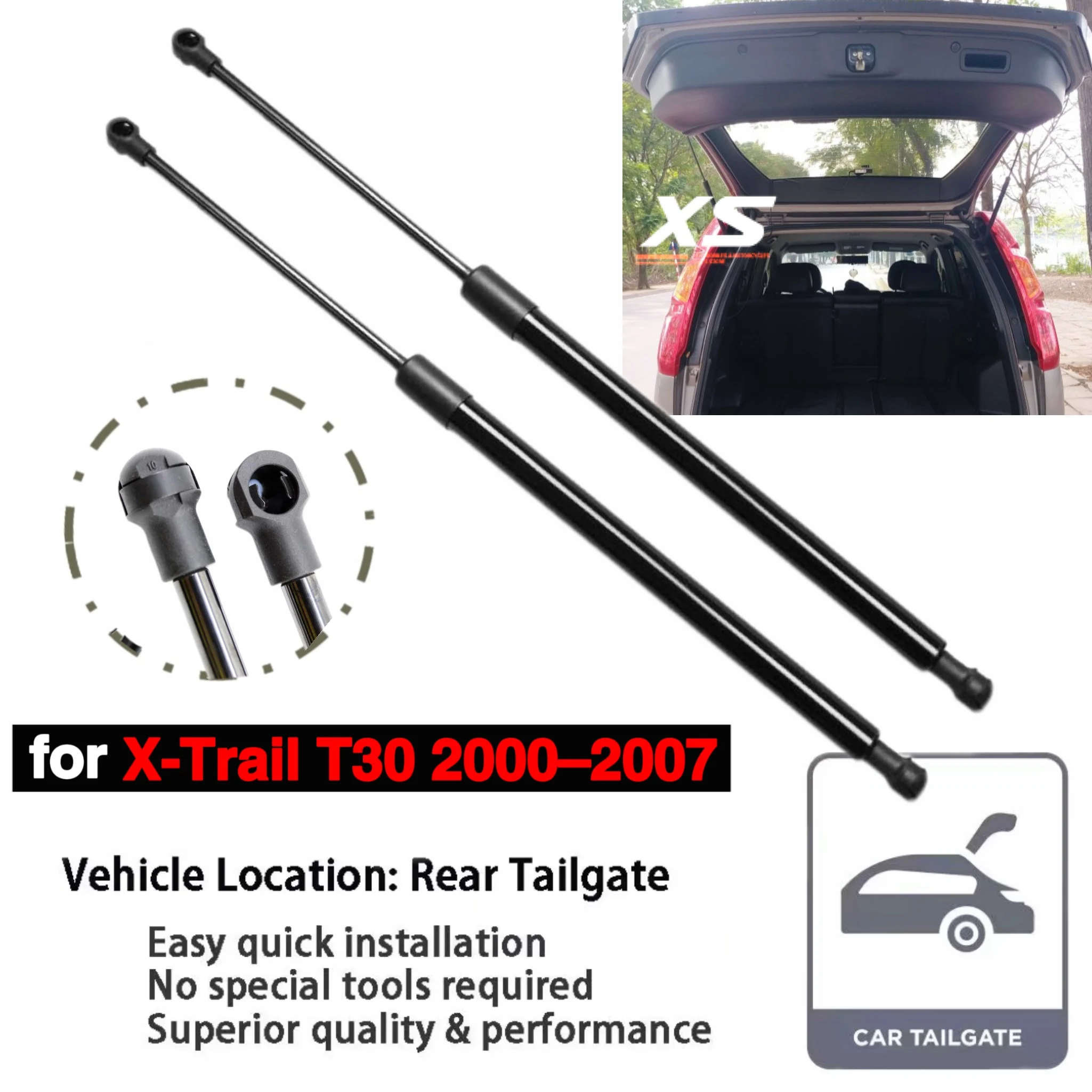 Amortiguadores portón trasero Nissan X-Trail T30 2000-2007 OEM 90451-8H31A