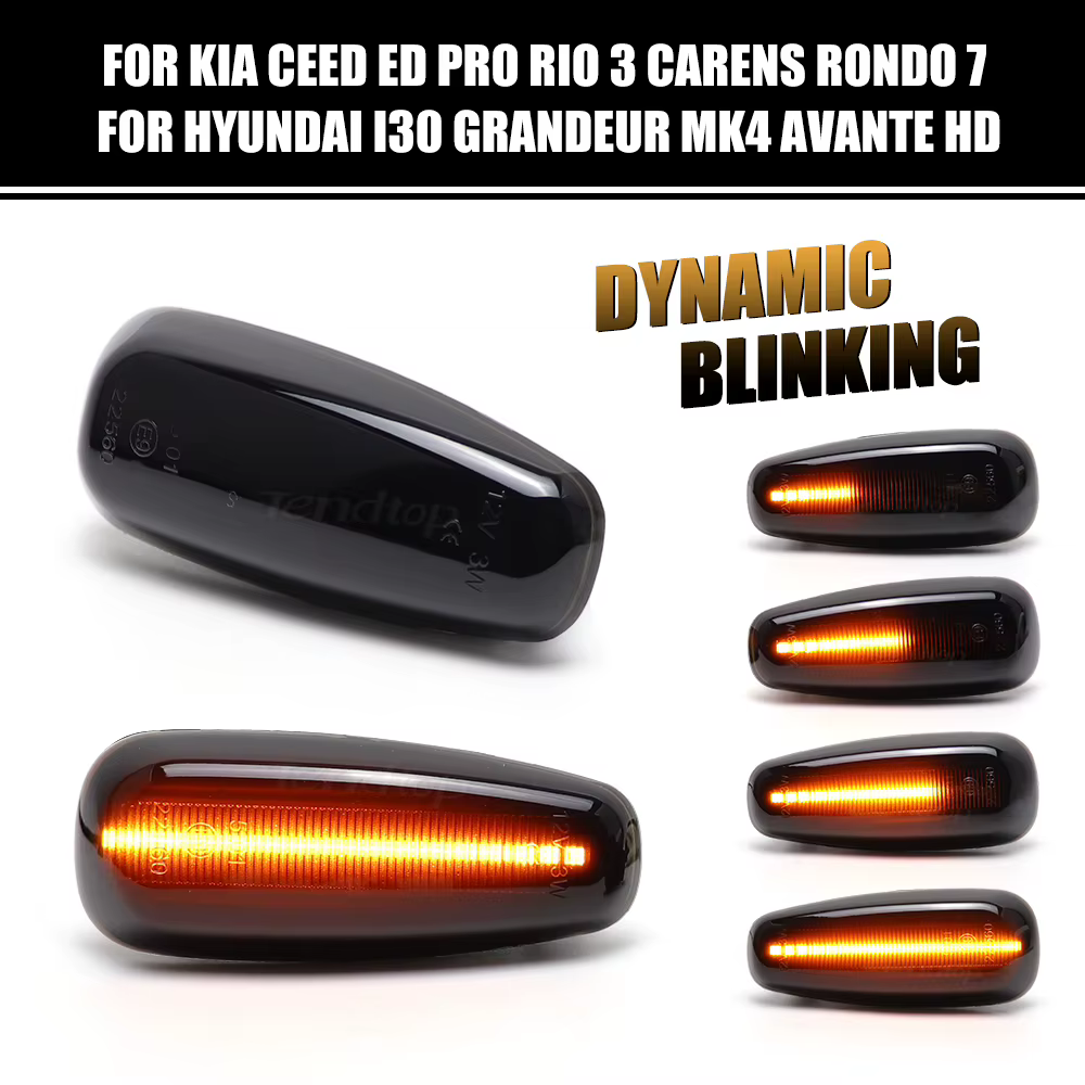 Intermitente lateral secuencial para Kia Rio, ProCeed y Hyundai i30 - imagen 3