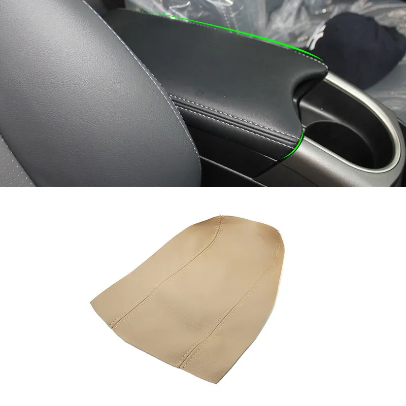Tapa de compartimento central cuero beige para Toyota Prius 2010-2015 - imagen 4