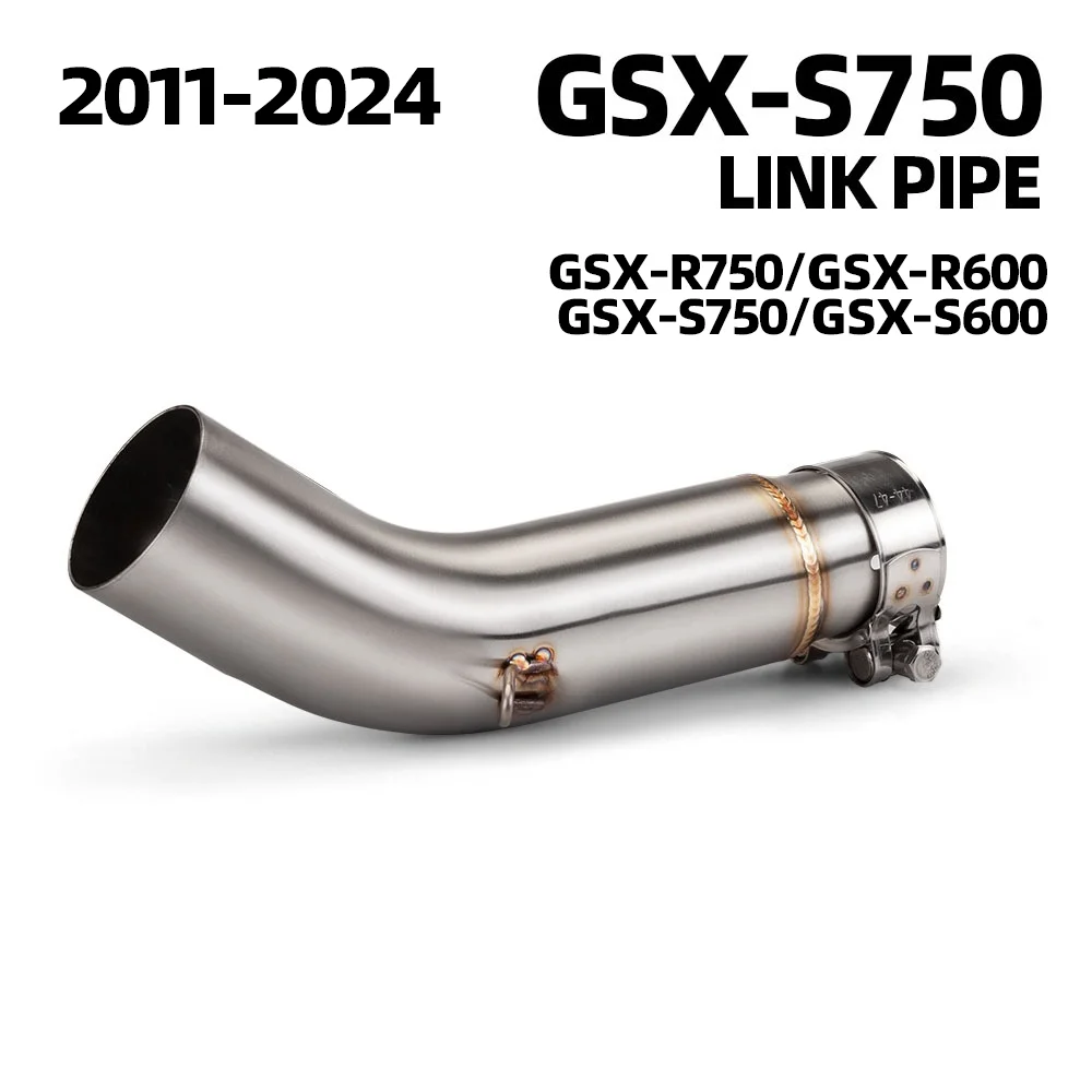 Tubo enlace medio adaptador escape Suzuki GSX-R750 y GSX-R600 - imagen 3