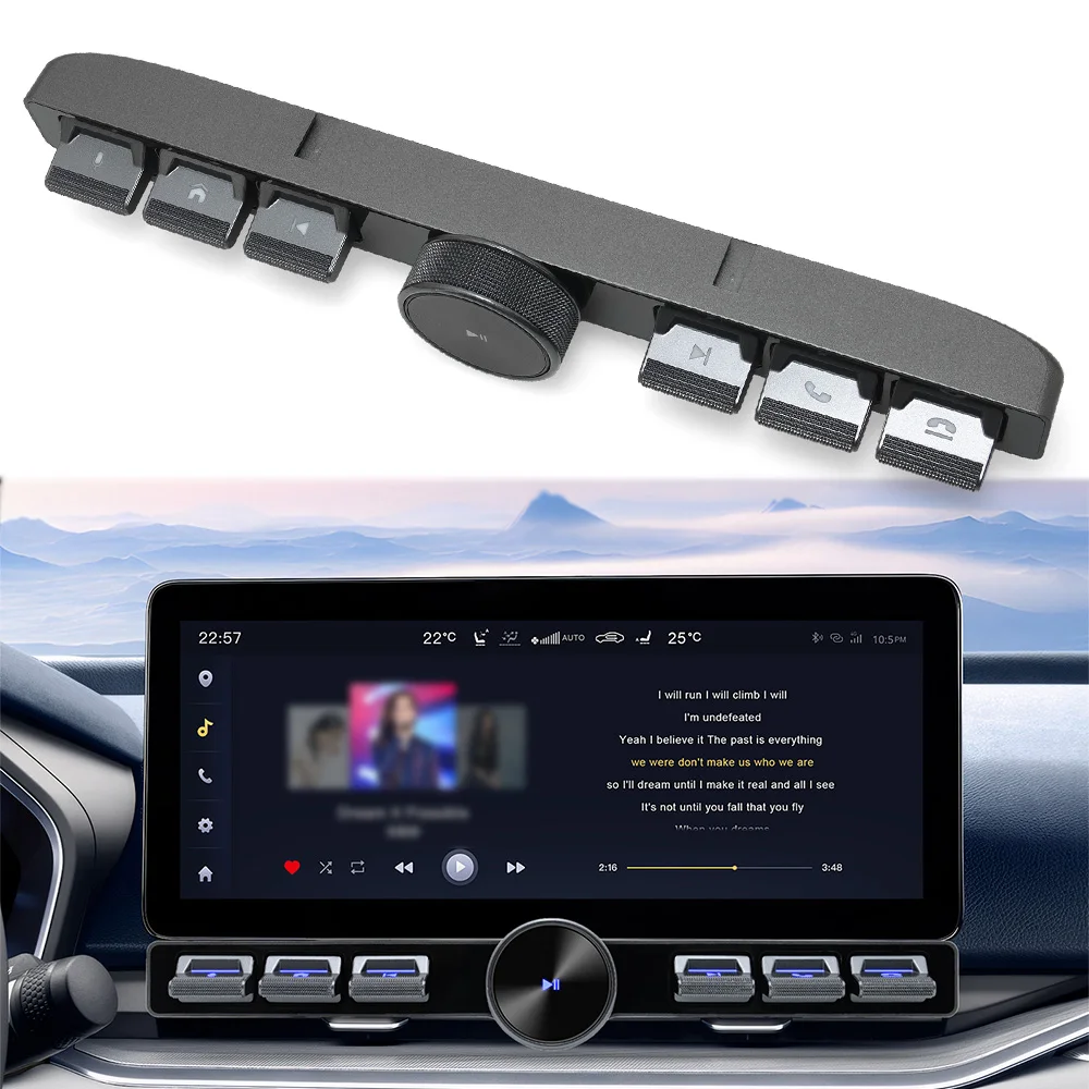 Mando a distancia multimedia universal 7 teclas – Control coche NRG