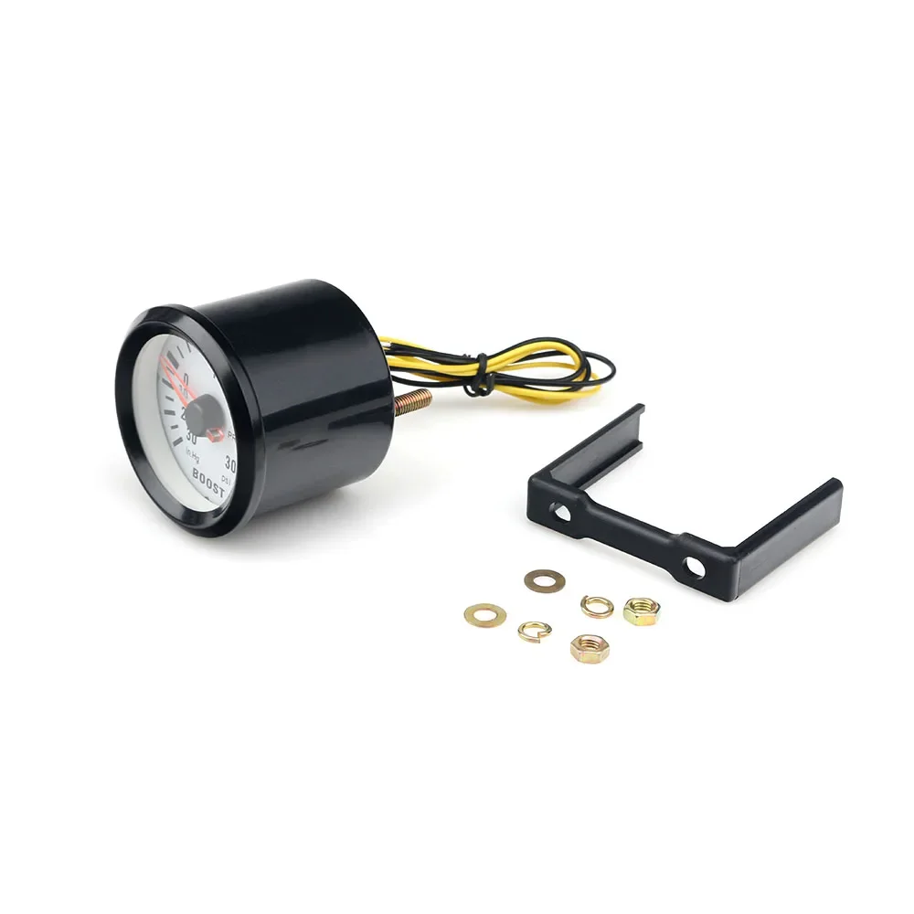 Manómetro de turbo 52 mm con LED azul, 1–2 bar y -30 a 30 psi - imagen 5