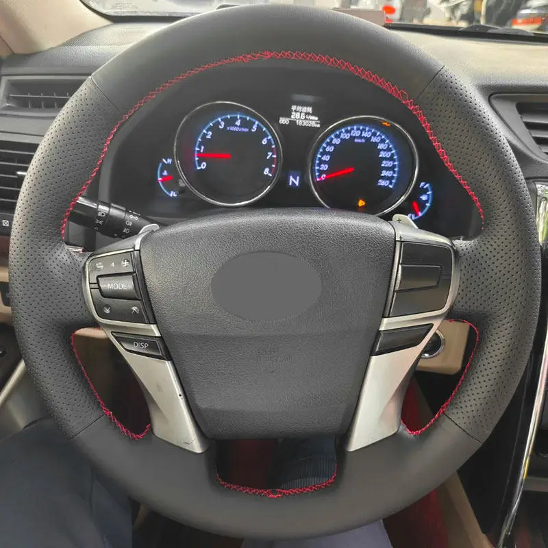 Funda volante cuero microfibra perforado Toyota Reiz Mark X 2009-2015
