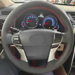 Funda volante de cuero y microfibra perforada Toyota Mark X