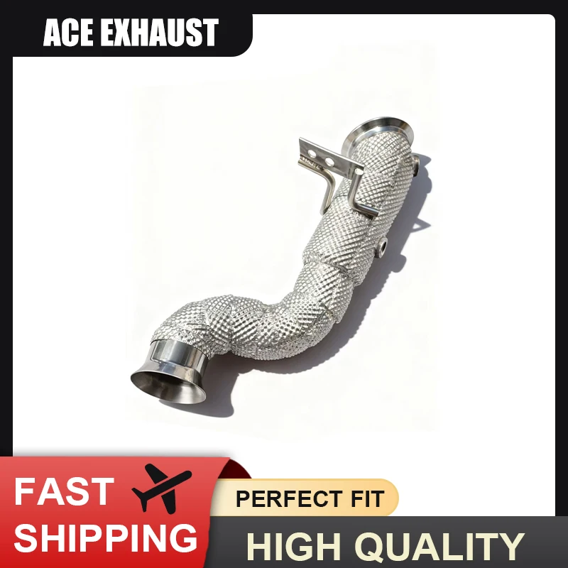 ACE Tubo de escape alto flujo con protector térmico Mercedes-Benz W204