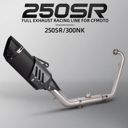 Escape Slip-On CFMoto NK 250 NK 300 - Tubo Modificado Delantero Motocicleta