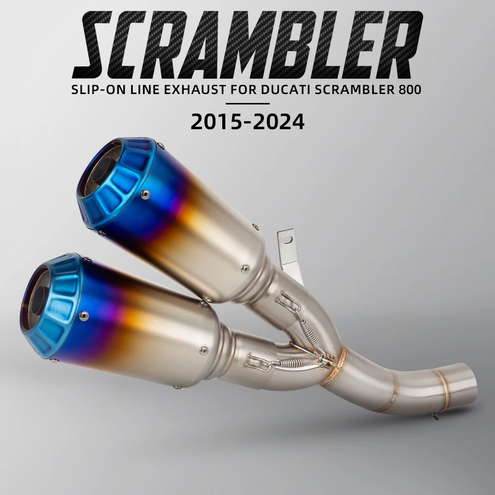 Escape Slip-On para Ducati Scrambler 800 con dos silenciadores - imagen 2