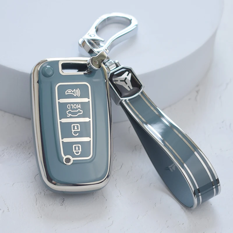 Funda TPU para llave Hyundai Tucson y Kia Sportage de 4 botones - imagen 5