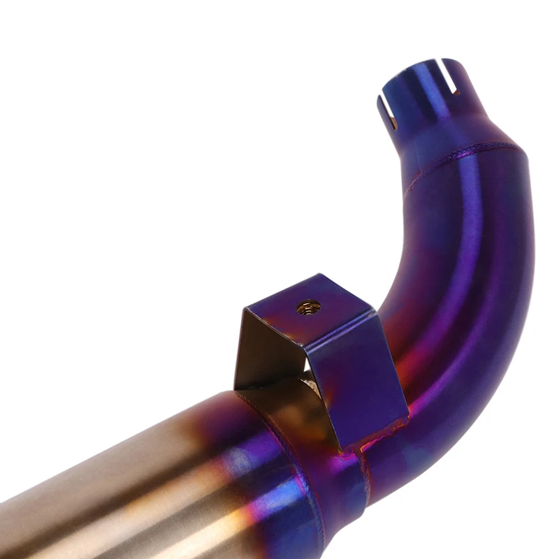 Escape slip-on de titanio con tubo intermedio para Benelli 600 - imagen 5