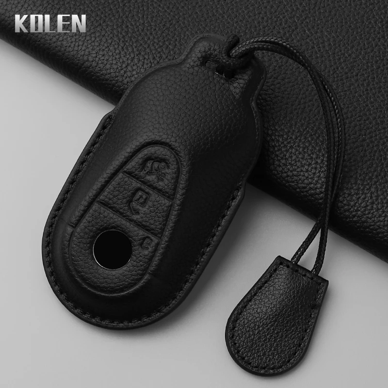 Funda de cuero para llave Mercedes-Benz Clase C, E, S y GLC - imagen 2
