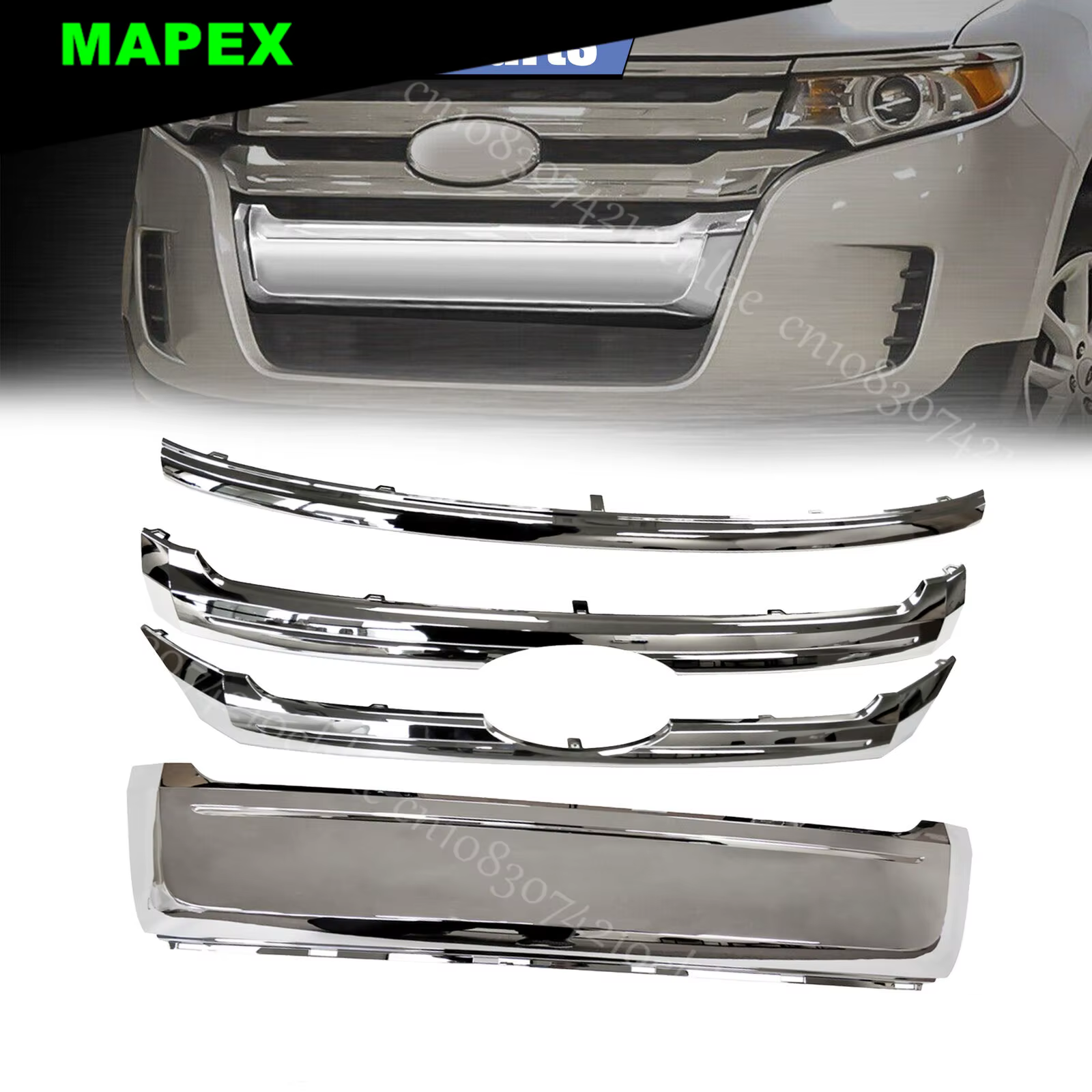 Kit molduras de rejilla delantera Ford Edge 2011-2014