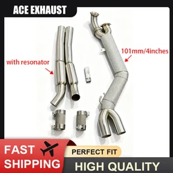 Tubo de escape ACE con protector térmico para BMW M3 G80 M4 G82 M2 G87