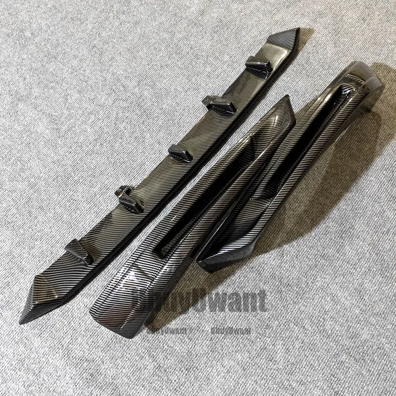 Detalle del protector de labio para parachoques delantero