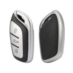 Llavero de cuero TPU MG y Roewe para RX3, RX5, ZS, HS