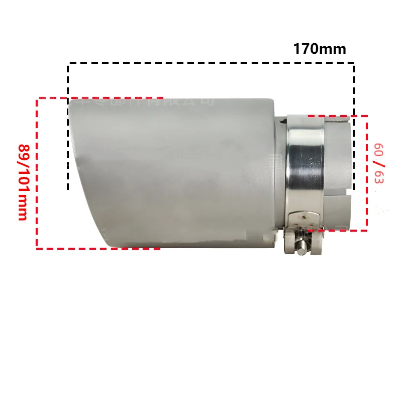 Silenciador Escape Deportivo Acero Inox para VW Golf 6 7 GTI Tiguan - imagen 4