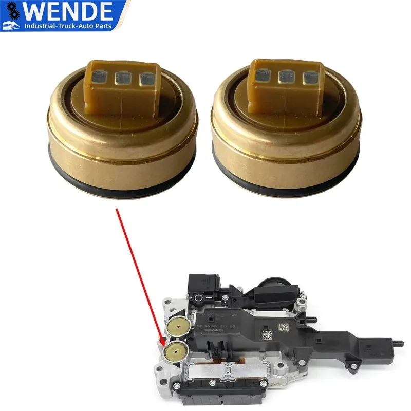 Unidad de Control mecatrónico de transmisión de Sensor de presión de embrague, 2 uds., para Audi VW Skoda Seat 02E 0D9 DQ250 - imagen 2