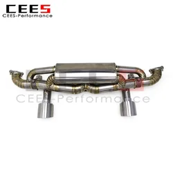 CEES Sistema de escape para Porsche 718 Cayman GT4 RS 4.0L 2022-2025
