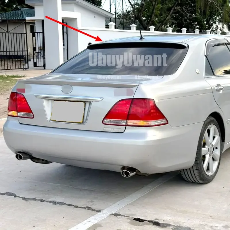 Edición deportiva para Toyota Crown Athlete 2005 a 2009, alerón de techo para ventana trasera, pintura en aerosol Panit DIY o Color blanco y negro - imagen 3