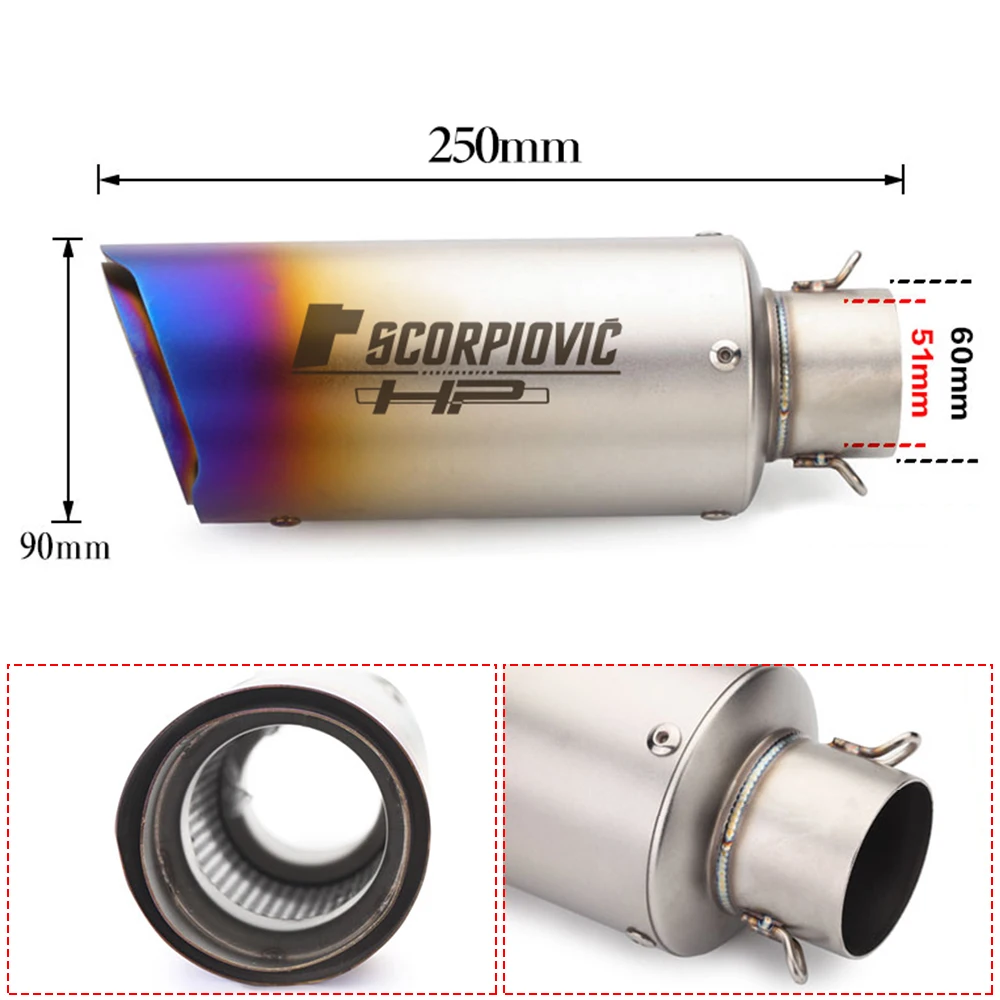 Escape fibra carbono DB Killer – KTM RC390, Z900, CBR650F - imagen 3