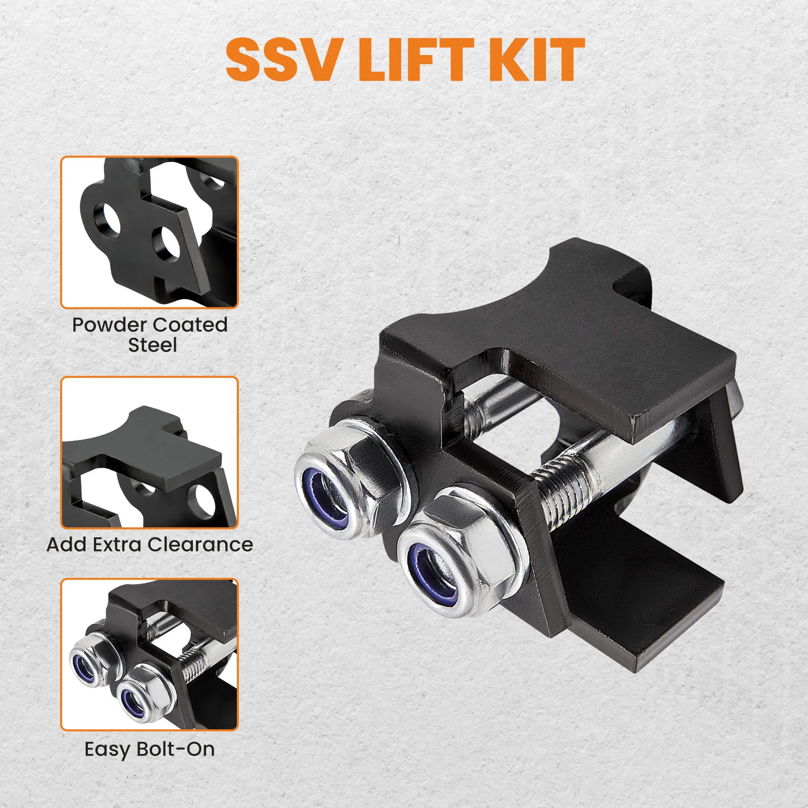 Kit de elevación de soporte de 2" apto para Can Am Defender HD5 XMR HD10 2017-2022 - imagen 5