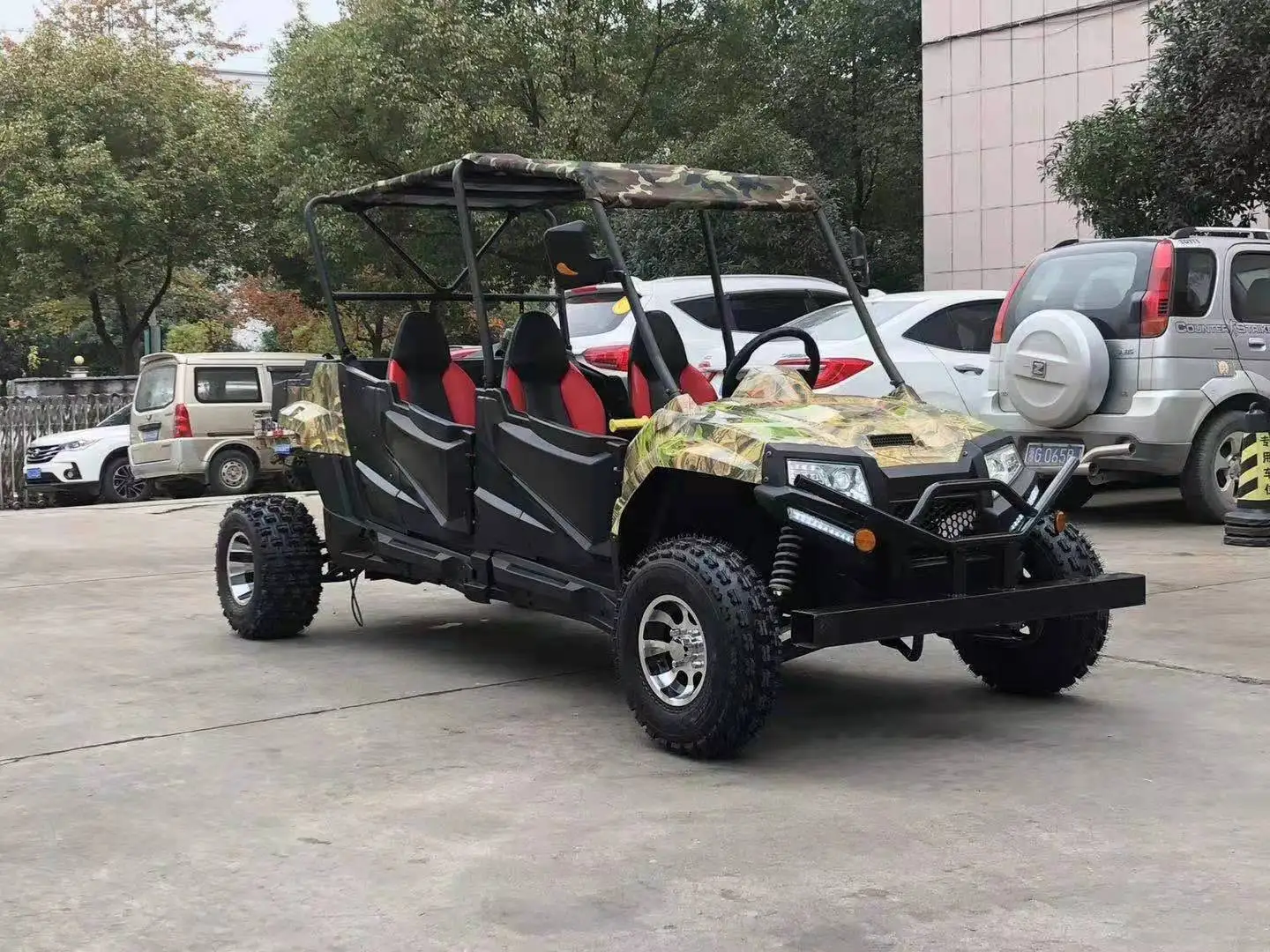 UTV 4 plazas para terreno utilitario