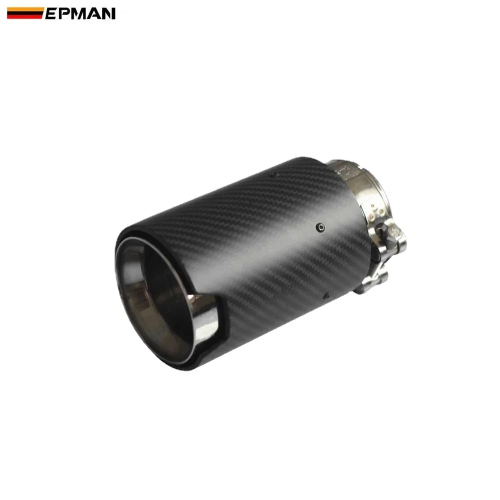 Punta escape fibra carbono 63mm entrada 92mm salida universal