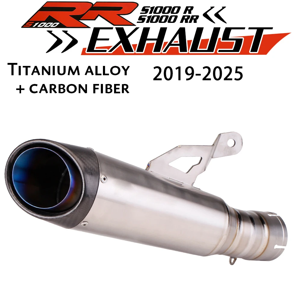 Escape Racing slip-on de titanio para BMW Motorrad S1000RR 2019-2025