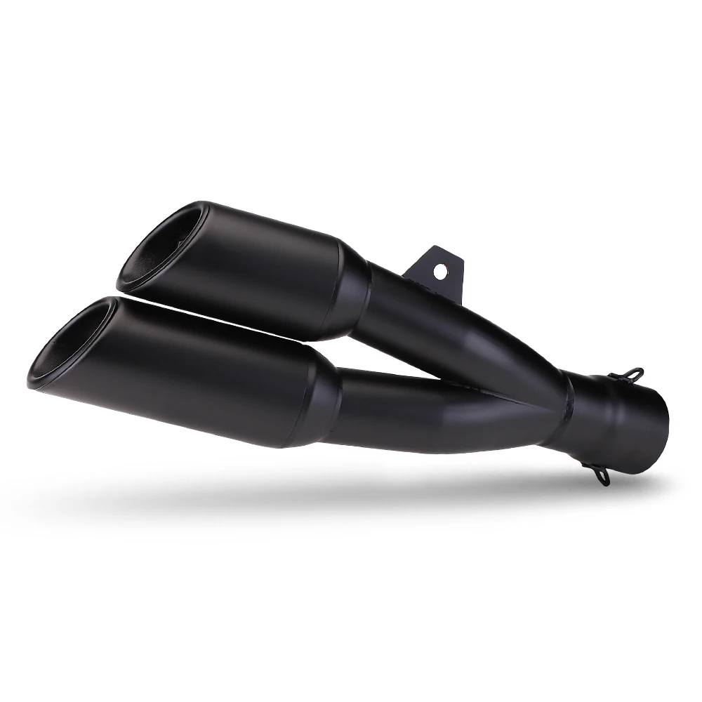 Silenciador de escape universal doble salida – CBR650R MT07 DL650 - imagen 3