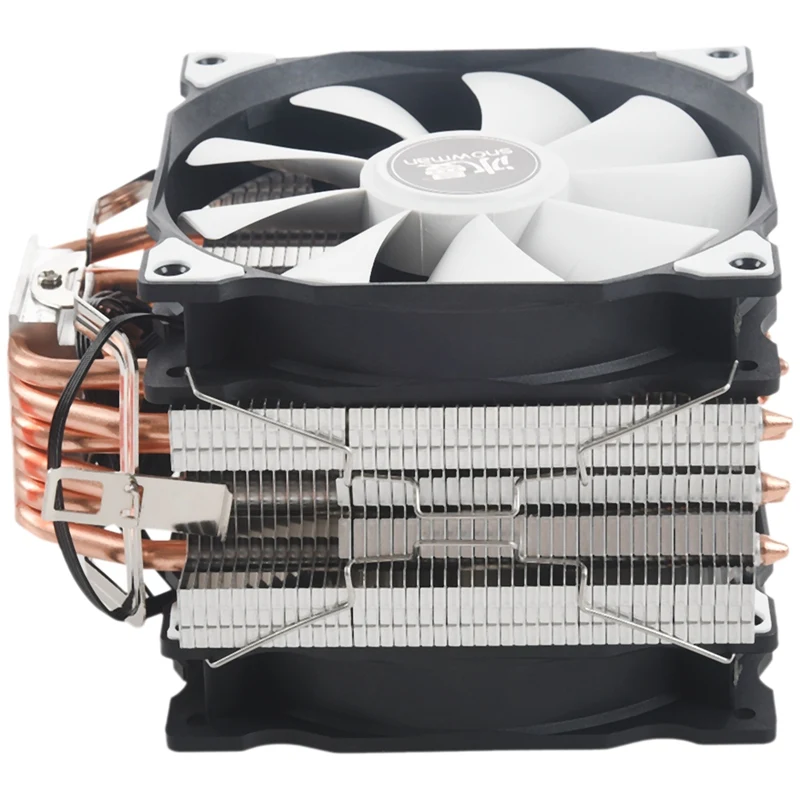 Enfriador CPU SNOWMAN M-T6 Master 6, doble tubo, 12 cm, Intel/AMD