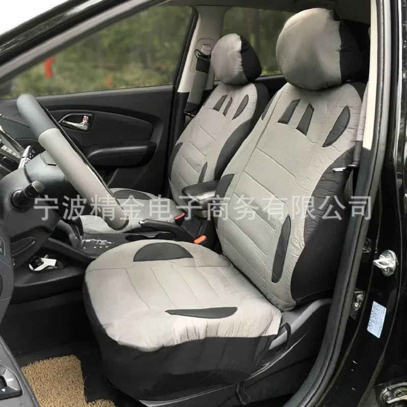 Funda asiento coche imitación cuero universal 13 piezas – 4 estaciones - imagen 3